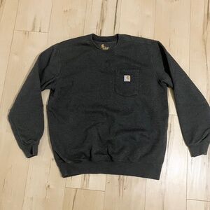 Carhartt Grey Mens Large Pullover Sweater